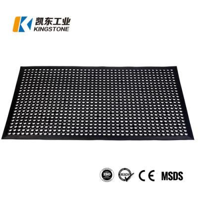 Factory Custom Rubber Anti Fatigue Mat with Holes Non Slip 3*5