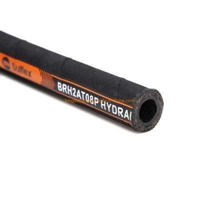 ISO9001 Certificate Spiral Rubber Raw Material Hydraulic Hose