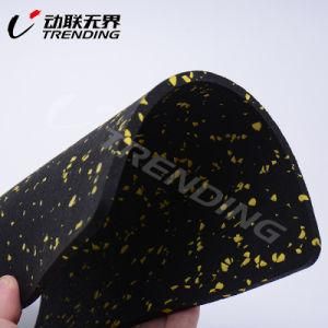 Rich Color Pollution-Free Rubber Gym Flooring
