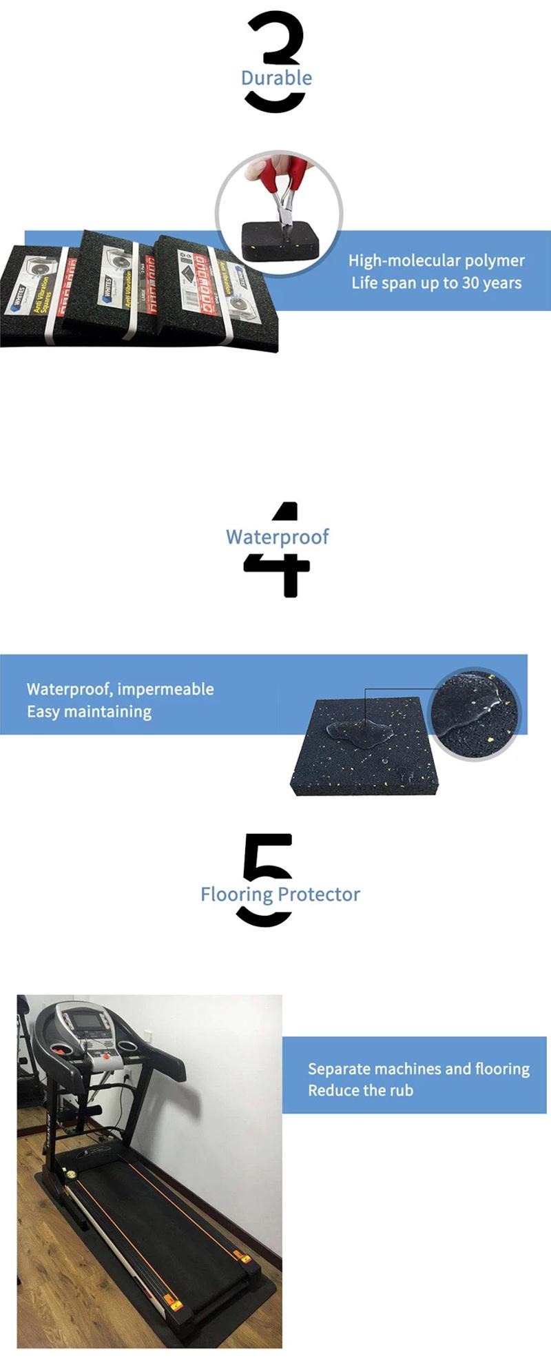 Rubber Sheet Gym Rubber Floor Mat for Fitness