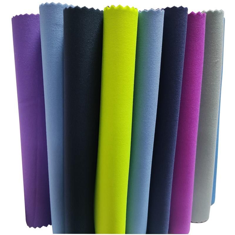 Eco Friendly 1.5mm Cr Neoprene Rubberized Fabric for Swimwear Colorful Stretchable