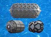 D=2000mm EL=3000mm Yokohama Floating Pneumatic Fenders/ Sling Type and Tire Net