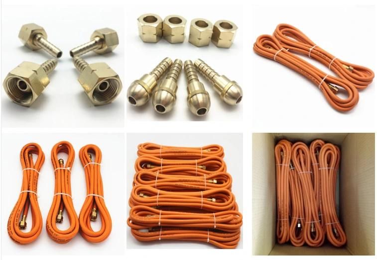 3/8" Orange Rubber LPG Hose for Home Cooking Gas