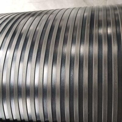 Anti-Slip Ribbed Corrugated Rubber Floor Mat for Workshop