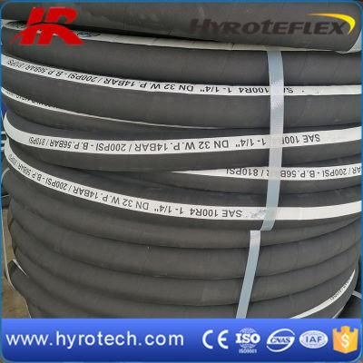 Best Quality Fiber Reinfoced &amp; Wire Spiral Hydraulic Hose R4