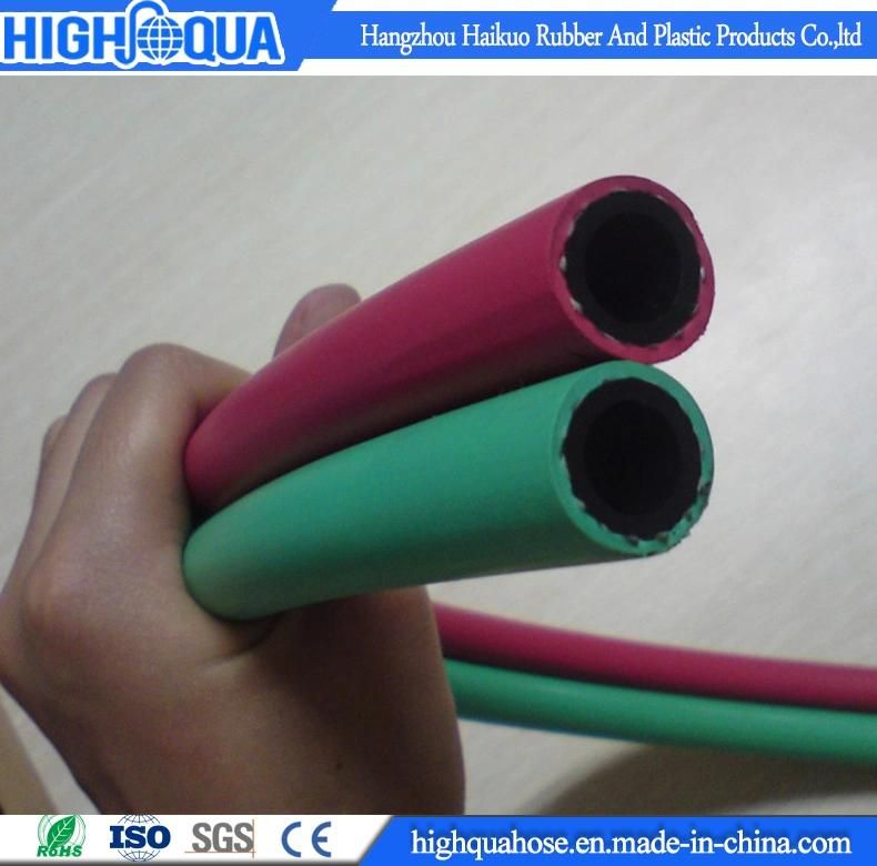 Fiber Braid Rubber Twin Welding Hose, CE Approved, China