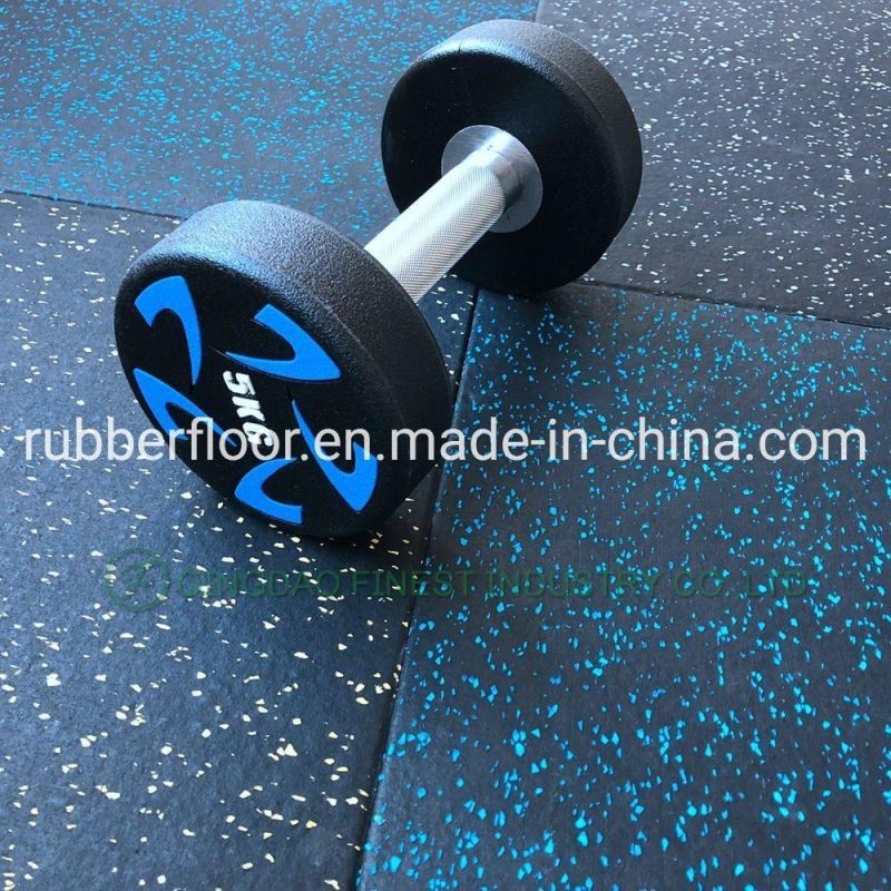 Poreless Popular Surface Compound Seamless Gym Rubber Floor/Tile/ Mat/Flooring