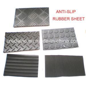 SBR Anti-Abrasion Corrugated Fine Ribbed Rubber Sheet