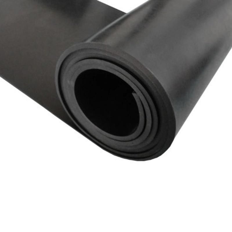 Cheap Price 2mm Thin Solid Black Color EPDM Rubber Sheet with Shorea 60