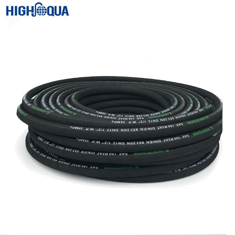High Quality 1/2 Inch Cloth Surface Hydraulic Hose Assembly