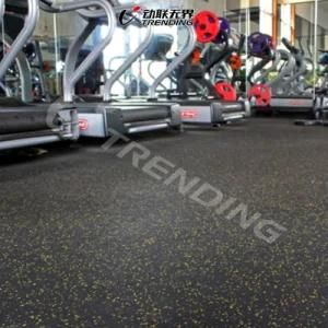 EPDM Fire Prevention Rubber Floor with Low Cost Roll Tiles Interlocking Types