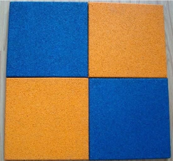 EPDM Colorful Rubber Tile Paver, Safety Kids Paly Rubber Mats