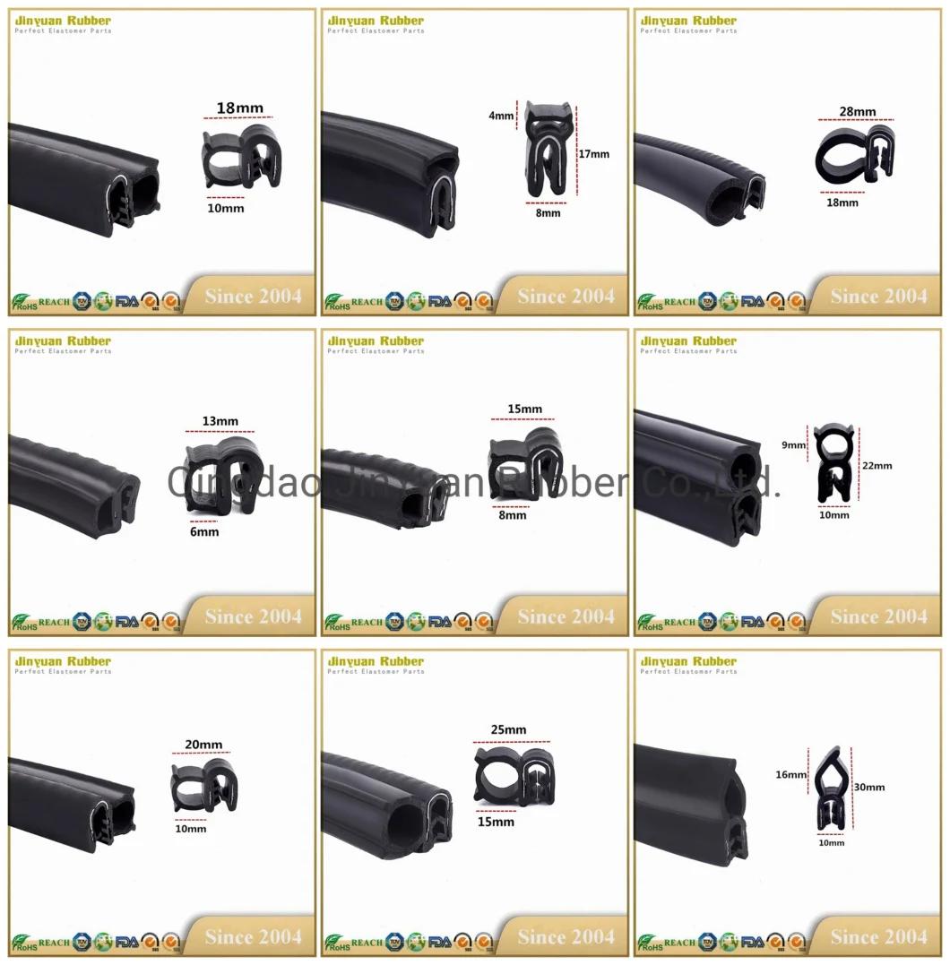 Custom Waterproof Extruded High Temperature Door Window Silicone Rubber Sealing Strip