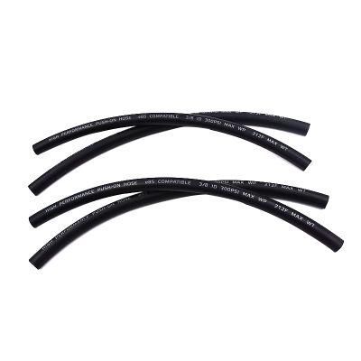 Manufacturer 9.5mm Black Flexible E85 Ethanol Rubber Fuel Hose