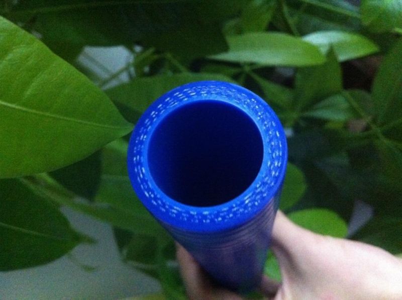 Fiber Braided Silicone Hose for Industrial Food with Pure Extruded Silicone