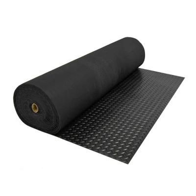 Rubber Mat in Diamond Pattern Willow Leaf Anti-Slip Rubber Sheet