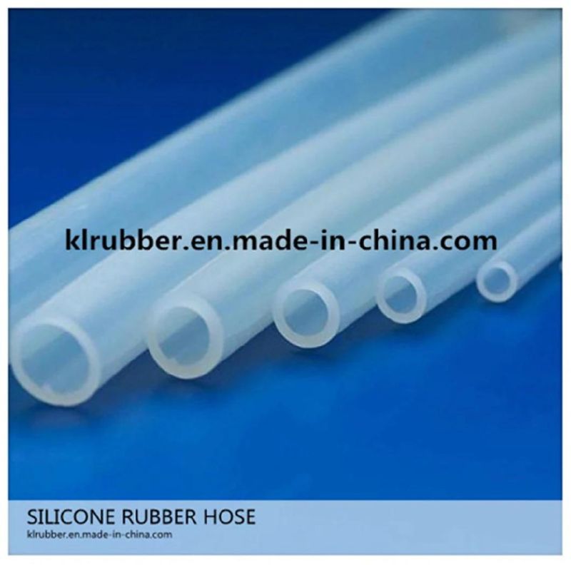 Clear Food Grade Silicone Rubber Tube with FDA Approved