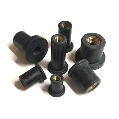 Factory Direct Sale Brass Insertion Rubber Rivet Well Nut