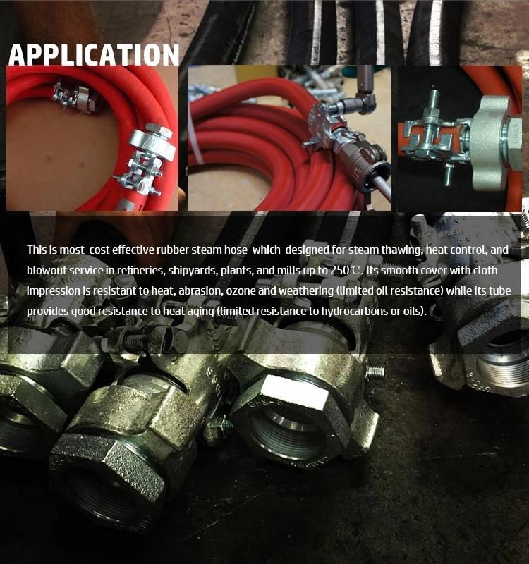 High Temperature High Pressure Steam Rubber Hose
