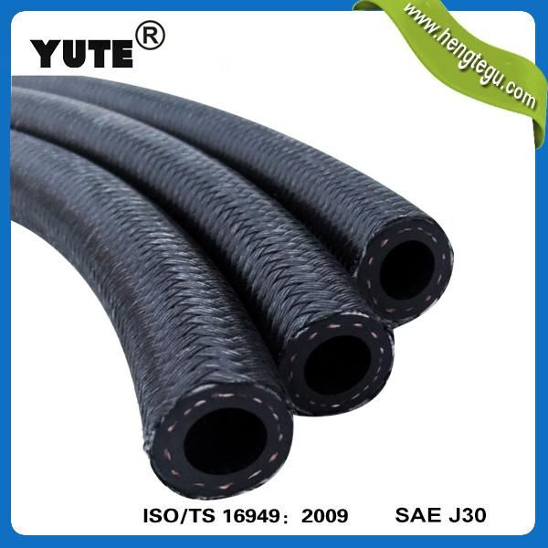 Heat Resistant Synthetic Rubber 1/4 Inch Cotton Braided Fuel Hose