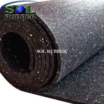 Reduce Shock Convenient Installation Gym Mat Poured Rubber Flooring