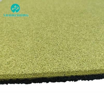 Colored Square Rubber Mat Courtyard Garden Home Park Rubber Floor Mat