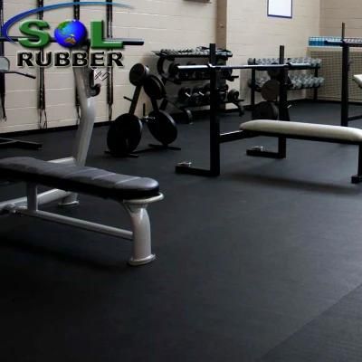 Factory Price Outdoor Non-Slip Gym Rubber Floor Piso PARA Gym