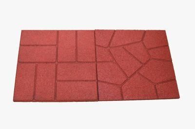 Custom Color EPDM and SBR Outdoor Floor Playground Rubber Tiles