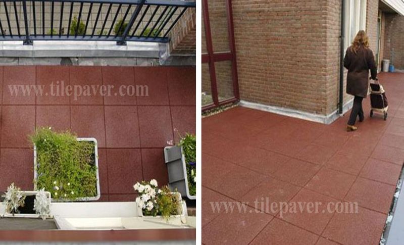 China Factory Colorful Heavy Density Outdoor Playground Rubber Flooring Tiles, Rubber Mat, Floor Mat for Children Kidgarden