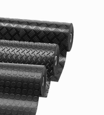 Anti-Slip Coin/Diamond/Checker Rubber Floor