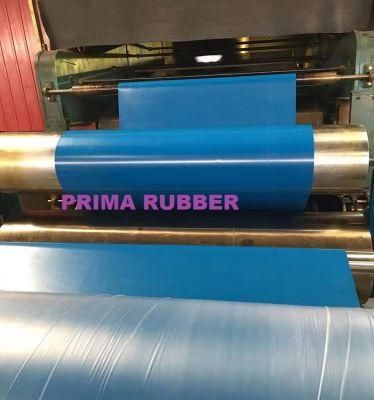 Blue Plain Rubber Sheet Used in Industry From Chinese Manufacturer