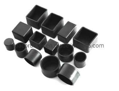 PVC Rubber Chair Ferrule Anti Scratch Furniture Sqaure Leg Tip Feet with Various Size