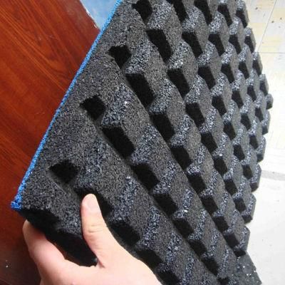 500mm*500mm*45mm Rubber Tile Flooring for Outdoor Square, School Yard