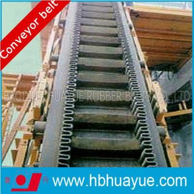 DIN Standard Polyester/Ep Cleated Sidewall Conveyor Belt (Since 1982)