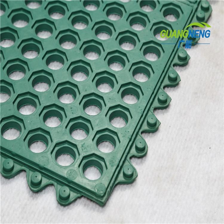 Interlocking Hotel Bathroom Anti-Slip Rubber Hollow Mats