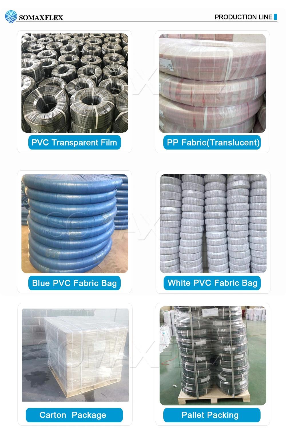 3/8-2 Inch SAE100 R12/4sp/4sh 400K Impluse Cycles High Pressure Spiral Reinforced Rubber Hydraulic Hose with Fitting