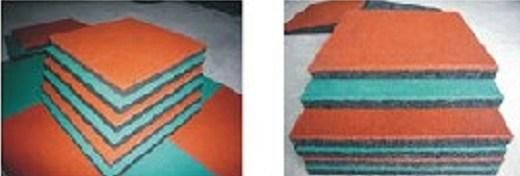 Playground Rubber Safety Matting / Gym Rubber Floor Mat