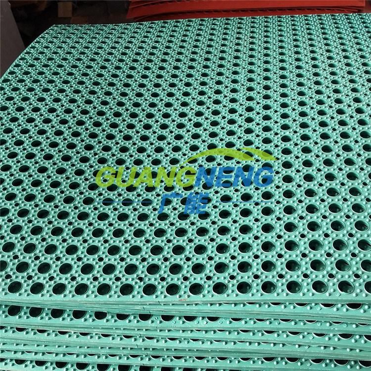 Anti-Fatigue Kitchen Rubber Mat/ Boat Deck Drainage Rubber Flooring