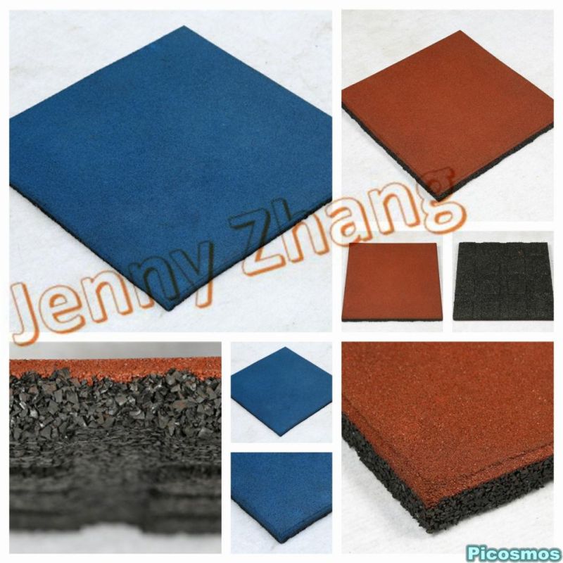 EPDM Flecks Rubber Gym Floor Mat Gymnasium Flooring