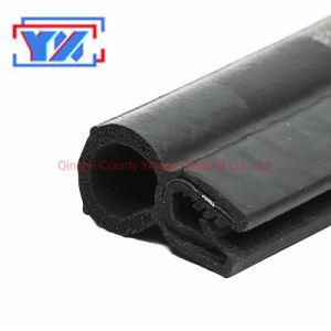 Waterproof EPDM Foam Metal Rubber Sealing Strip for Doors