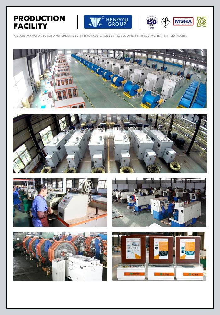 SAE 100r1at Steel Wire Braided Rubber Hydraulic Hose