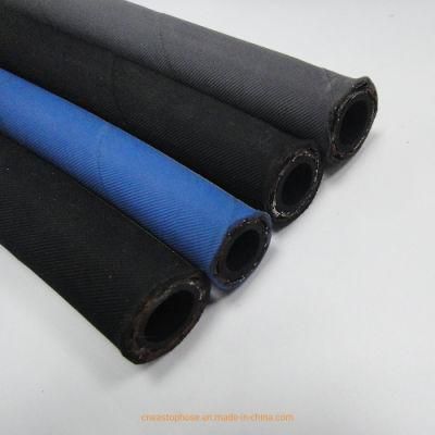 Non-Corrosive Embedding Metallic Flanges Water Pump Suction Rubber Hose