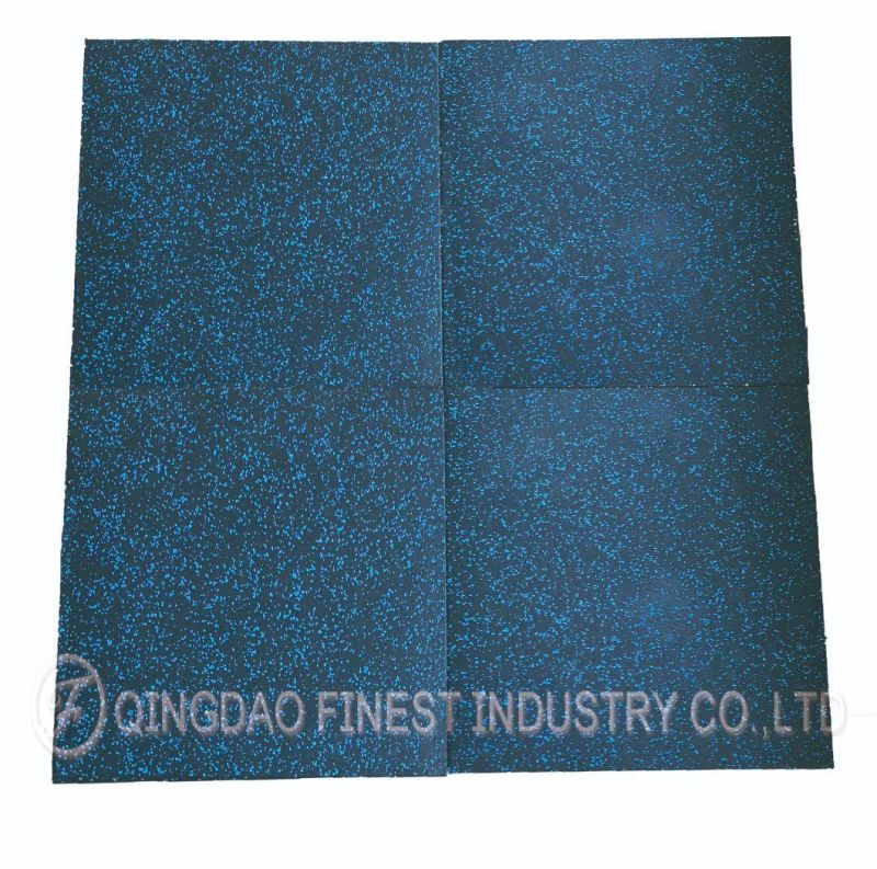 Egg Shell Fleck Excellent Rubber Flooring Mat, Gym Rubber Tiles, Gym Floor Mats for Medium Large Equipment