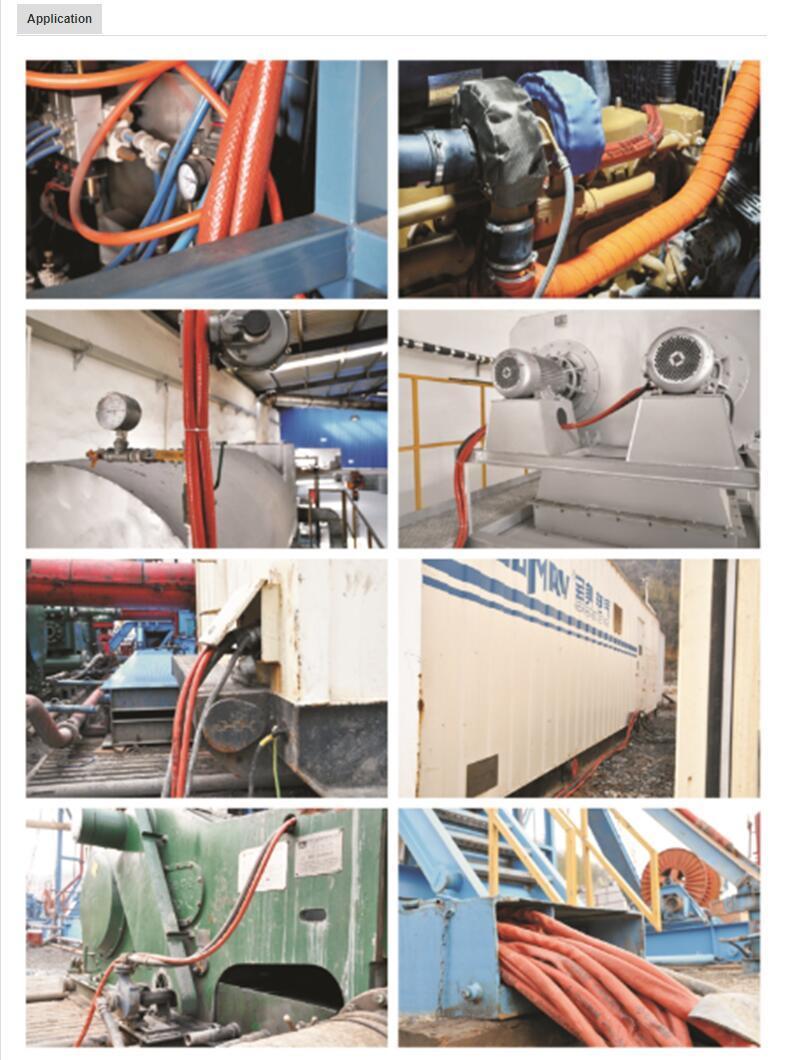 Wire Cable Hose Protection Fire Sleeve