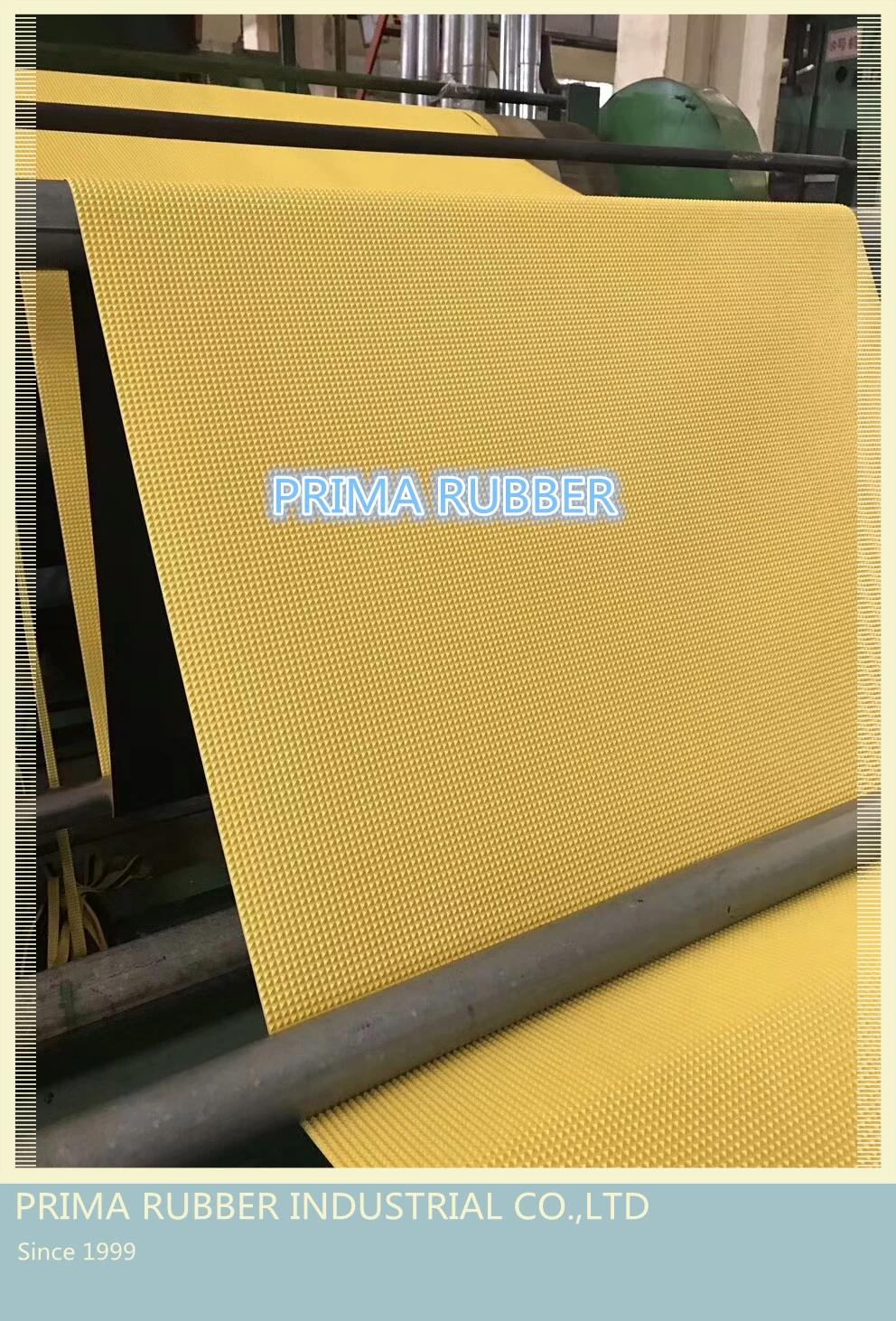 Prima Rubber Anti-Skid Wear Resistance Stud Rubber Mat with Various Specifications From Professiona Manufacturer