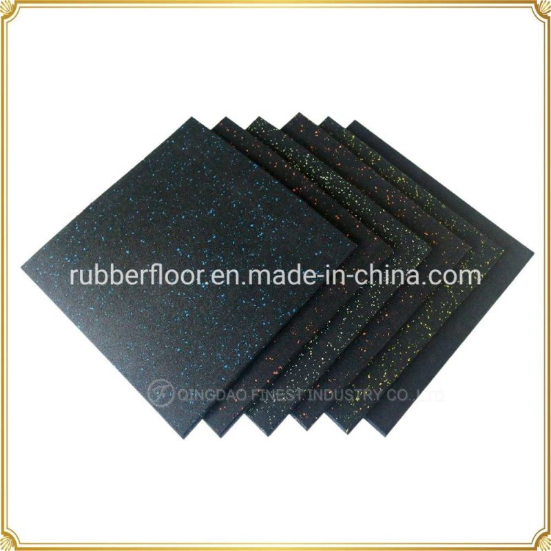 Poreless Popular Surface Compound Seamless Gym Rubber Floor/Tile/ Mat/Flooring