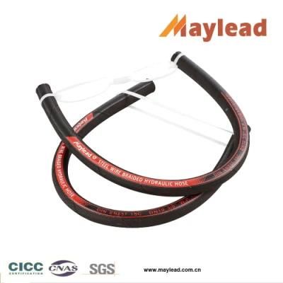3/8&quot; Inch High Pressure Steel Wire Braided Hydraulic Air Hose En857 2sc 1002