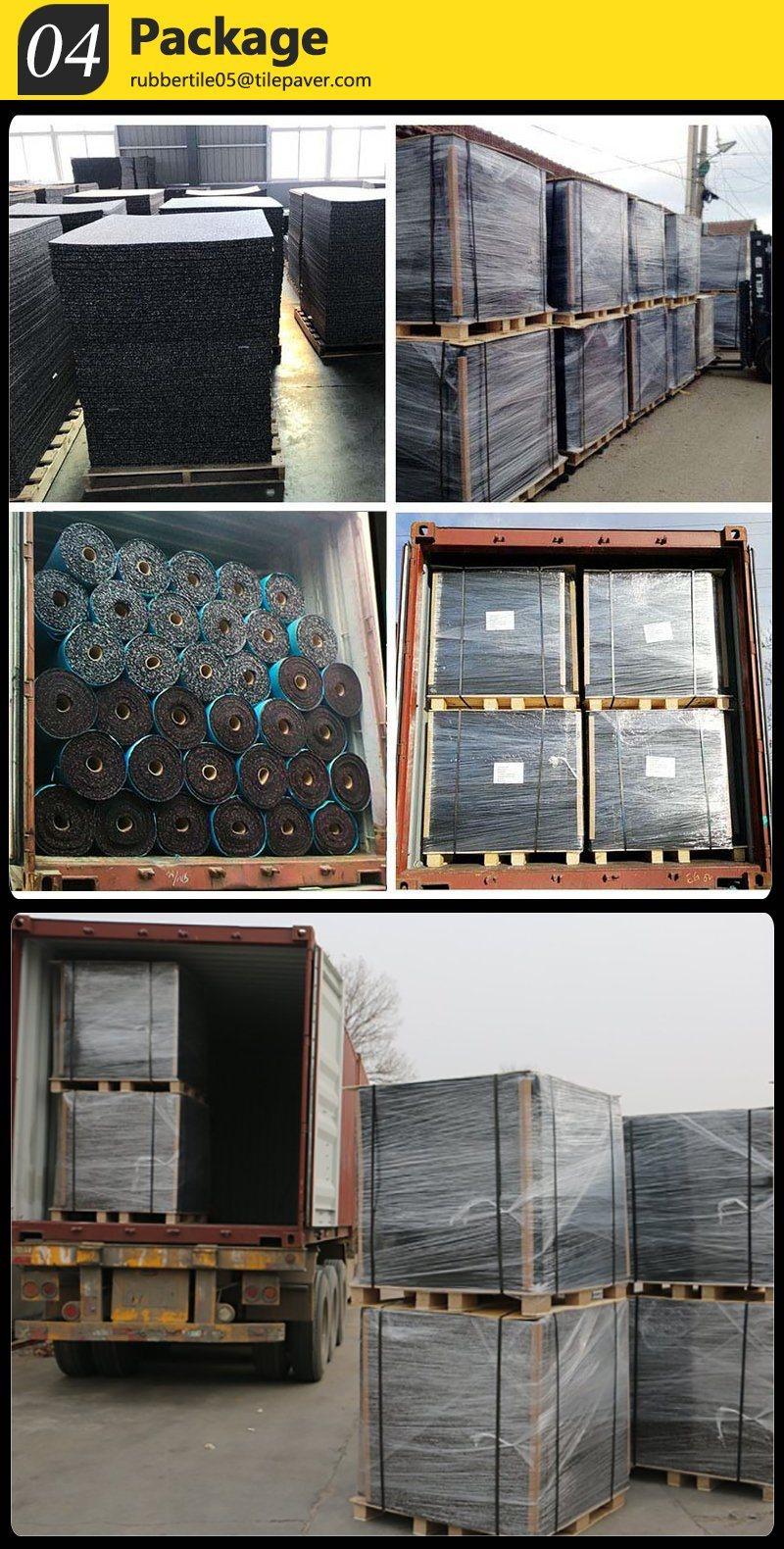 Factory Fitness Rubber Flooring Crossfit Rubber Flooring Gym Flooring SGS Fire Rating Certificates