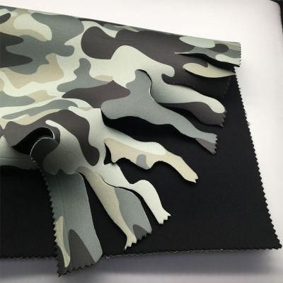 Small MOQ 3mm Digital Sublimation Camouflage Printing Fabric Material Neoprene