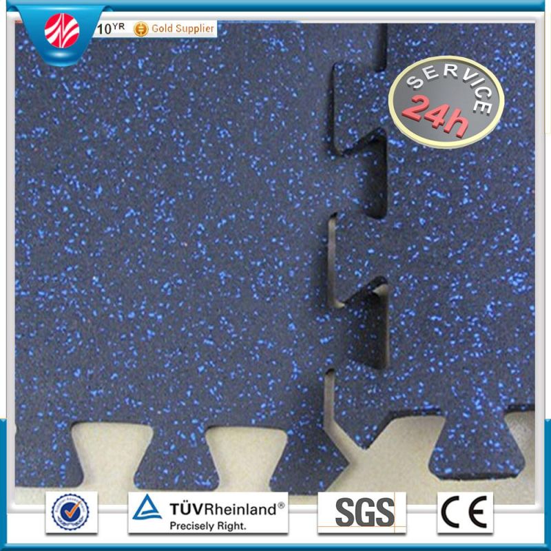 Park Interlocking Rubber Flooring Mat/Rubber Gym Floor Mat